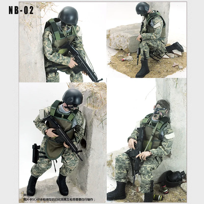 1/6 Униформа Армии Игрушка Солдат фигурки Набор 30 см шарнирная кукла военный