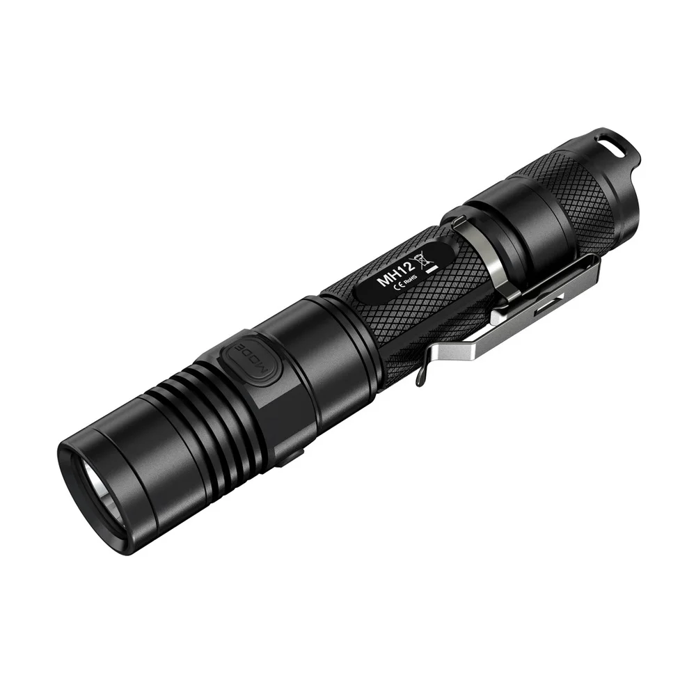 Nitecore MH12 тактический фонарь Cree XM L2 1000 Люмен USB зарядка поиск поход ручной свет|hand