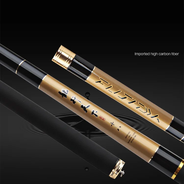 Super Hard Taiwan Fishing Rod 19 Tune Carbon Ultra Light Fishing Hand Pole 2.7/3.6/3.9/4.5/5.4/6.3m Stream River Fishing Cane