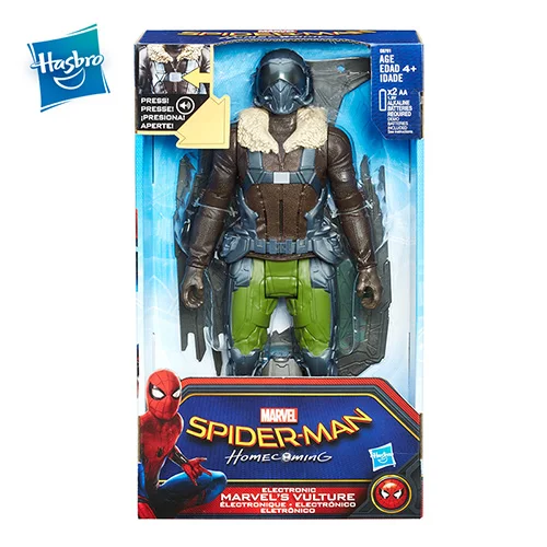 Hasbro Marvel SpiderMan Homecoming электронный гриф Marvel ПВХ фигурка Коллекционная модель игрушки для мальчиков со звуковыми эффектами - Цвет: C0701-Vulture