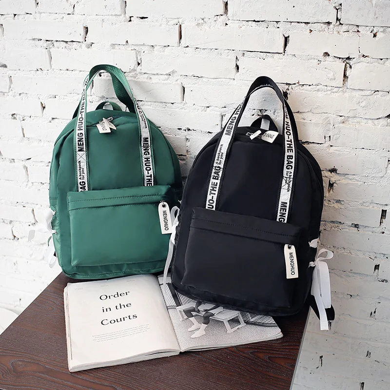 2018 Venta caliente de las mujeres mochila bolsas de viaje niñas Preppy bolsas para la escuela de los adolescentes mujer Bowknot hombro mochila Mochilas