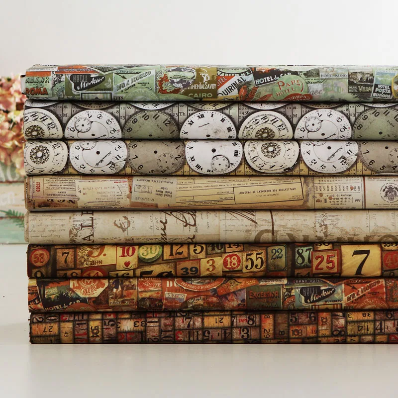 

Vintage Men, Eclecticism, U.S. Import, Cotton Cloth, Patchwork, Handcraft DIY, Rowan 1/4m