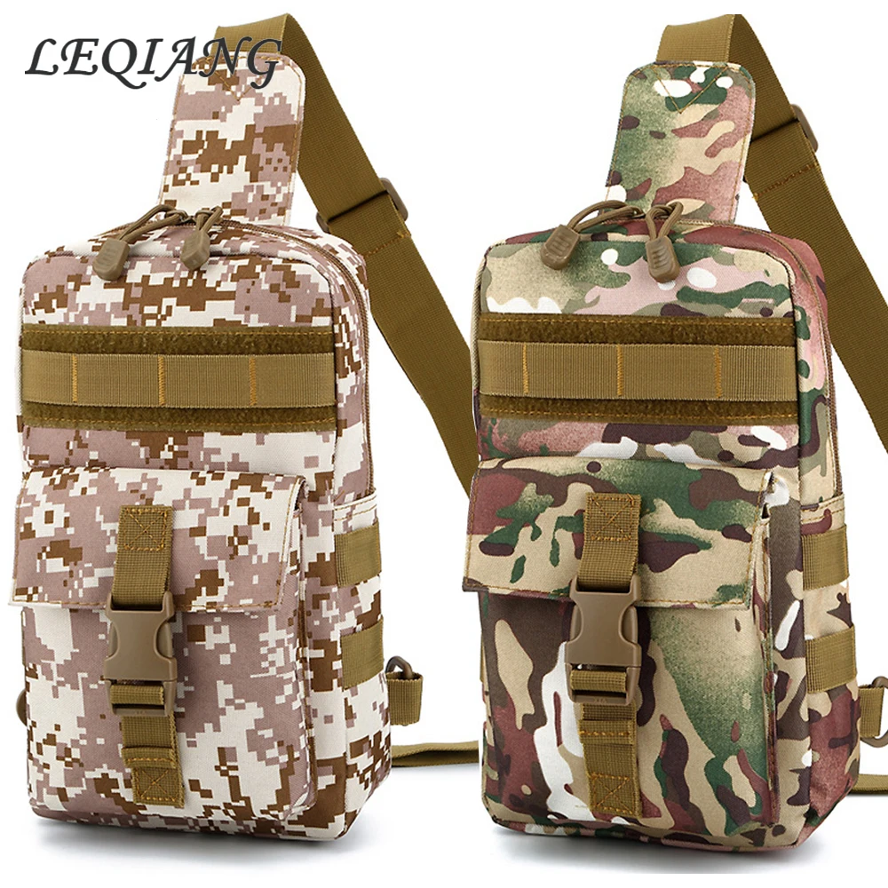 

Men Canvas Chest Bag Messenger Shoulder Bag Tactical Army Chest Bag Crossbody