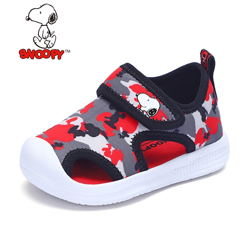 

Snoopy Summer Beach Sandals for Kids Boys Girls Mesh Cutout Shoes Casual Sport Sandals EU Size 23-29#