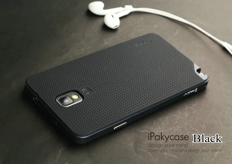 Для samsung Galaxy Note 3 чехол, Ipaky бренд PC рамка+ силиконовая задняя крышка чехол для мобильного телефона для samsung Galaxy Note3