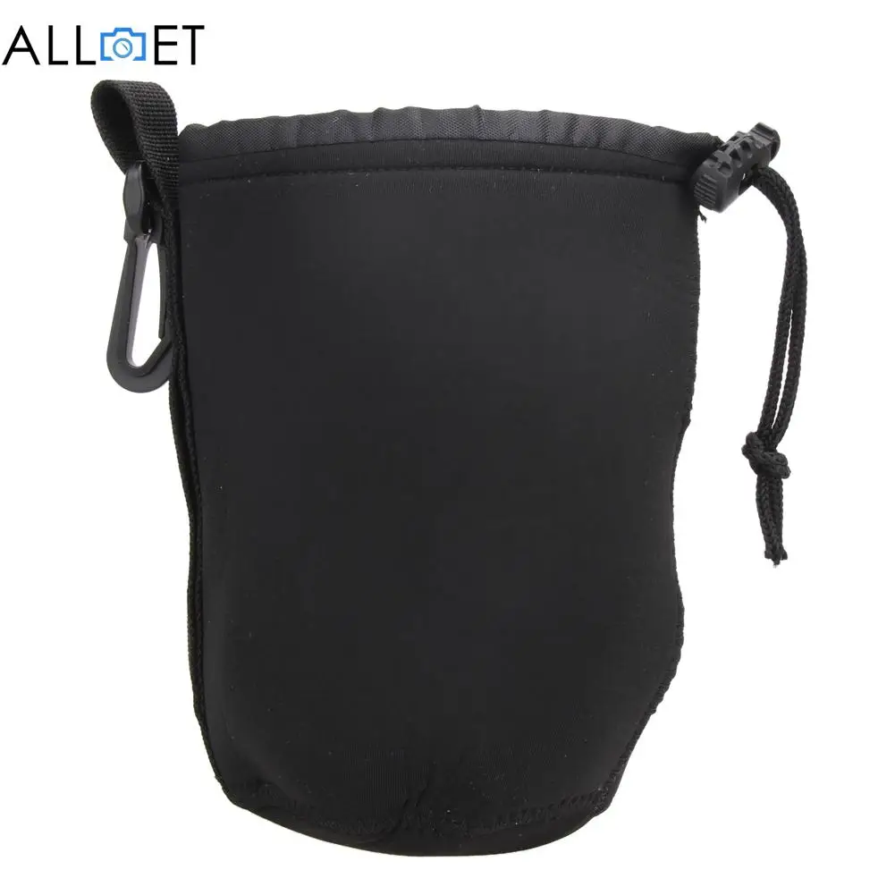4pcs//lot Camera Lens Bag Neoprene Waterproof Soft Camera Lens Pouch Bag Case S//M//L//XL Lens Protective Pouch
