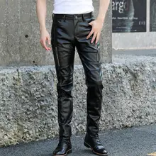 Новинка г. мужская одежда GD стилист Мода выступление мотоцикл Локомотив кожаные штаны брюки певица костюмы