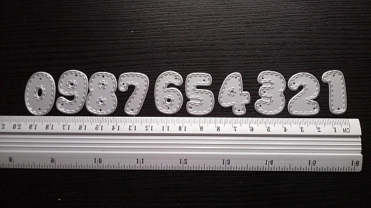 97x57 мм мультфильм 0-9 цифры металлические режущие штампы 3D DIY Скрапбукинг карбоновые ремесленные штампы фоторамки украшение для пригласительных открыток