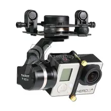 Модернизированный Таро TL3T01 3-осевой бесщеточный карданный шарнир PTZ для камеры GOPRO 4 3+ Gopro3 радиоуправляемого летательного аппарата FPV