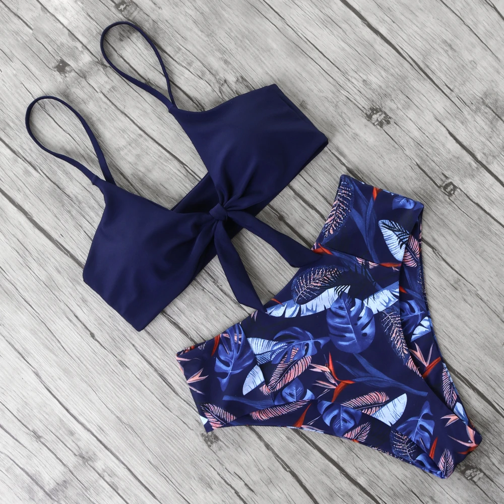 

Print Sexy Bikini 2019 Mujer Plus Size Swimwear Women Bandage High Waist Bikini Push Up Swimsuit Female Maillot De Bain Femme