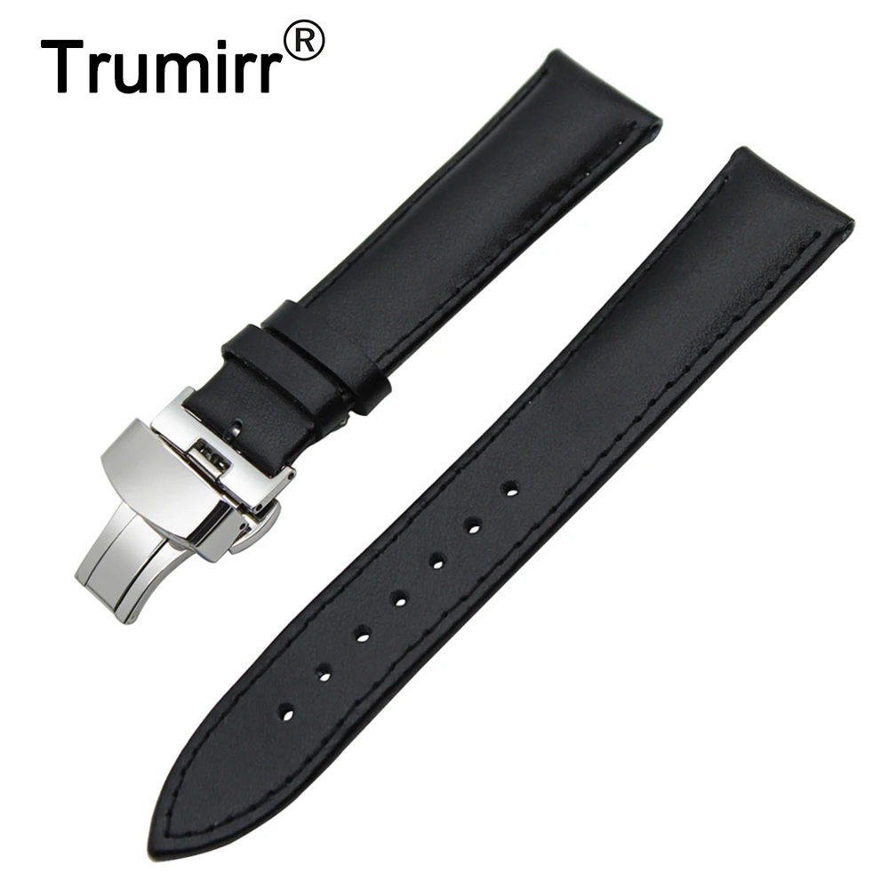 20 мм Натуральная кожа Смотреть Band для Ticwatch 2 42 мм Бабочка Туфли с ремешком и пряжкой запястье ремень браслет чёрный; коричневый+ Весенняя бар+ инструмент