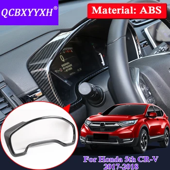 

QCBXYYXH Car Styling ABS Car Dashboard Frame Internal Decoration Frame For Honda 5th CR-V 2017 2018 Auto Cover Accesory Sticker