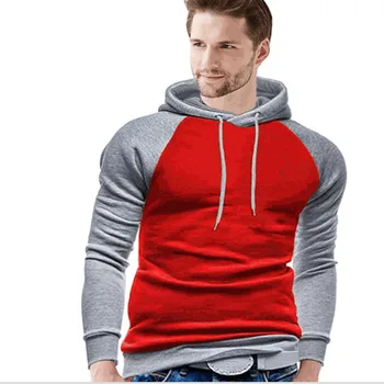 

And Winter Hot New Men's Men's Hooded Who Garment Unlined Upper Garment Of Leisure Coat Stitching Coat Sweatshirts Free shipping