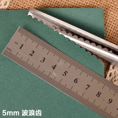 Профессиональные ножницы для пошива одежды, ножницы для резки кружева - Цвет: 5mm wave tooth
