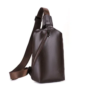 

business crossbody bag for men black hand messenger bags chest pack mens shoulder bags small motorcycle pu leather travel bags