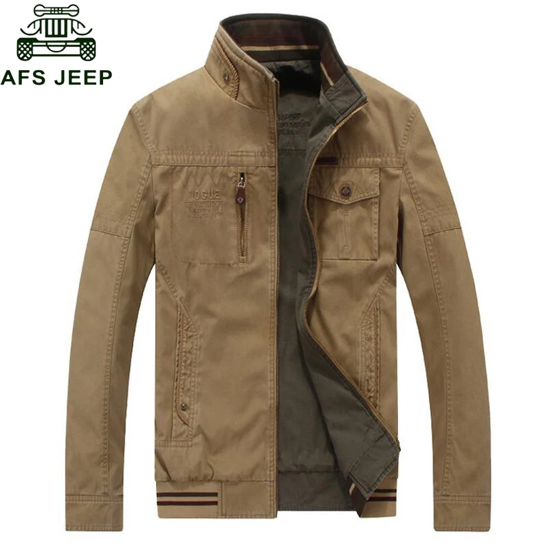 Kaufen AFS JEEP Windjacke Denim Jacken Männer Baumwolle tragen Army Military Winter Jacken Mantel Fitness Casaco Masculino veste homme