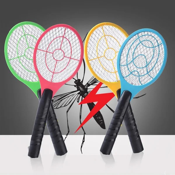 Hand Racket Electric Swatter Home Garden Insect Bug Bat Wasp Zapper Fly Mosquito Pest Control DTT88