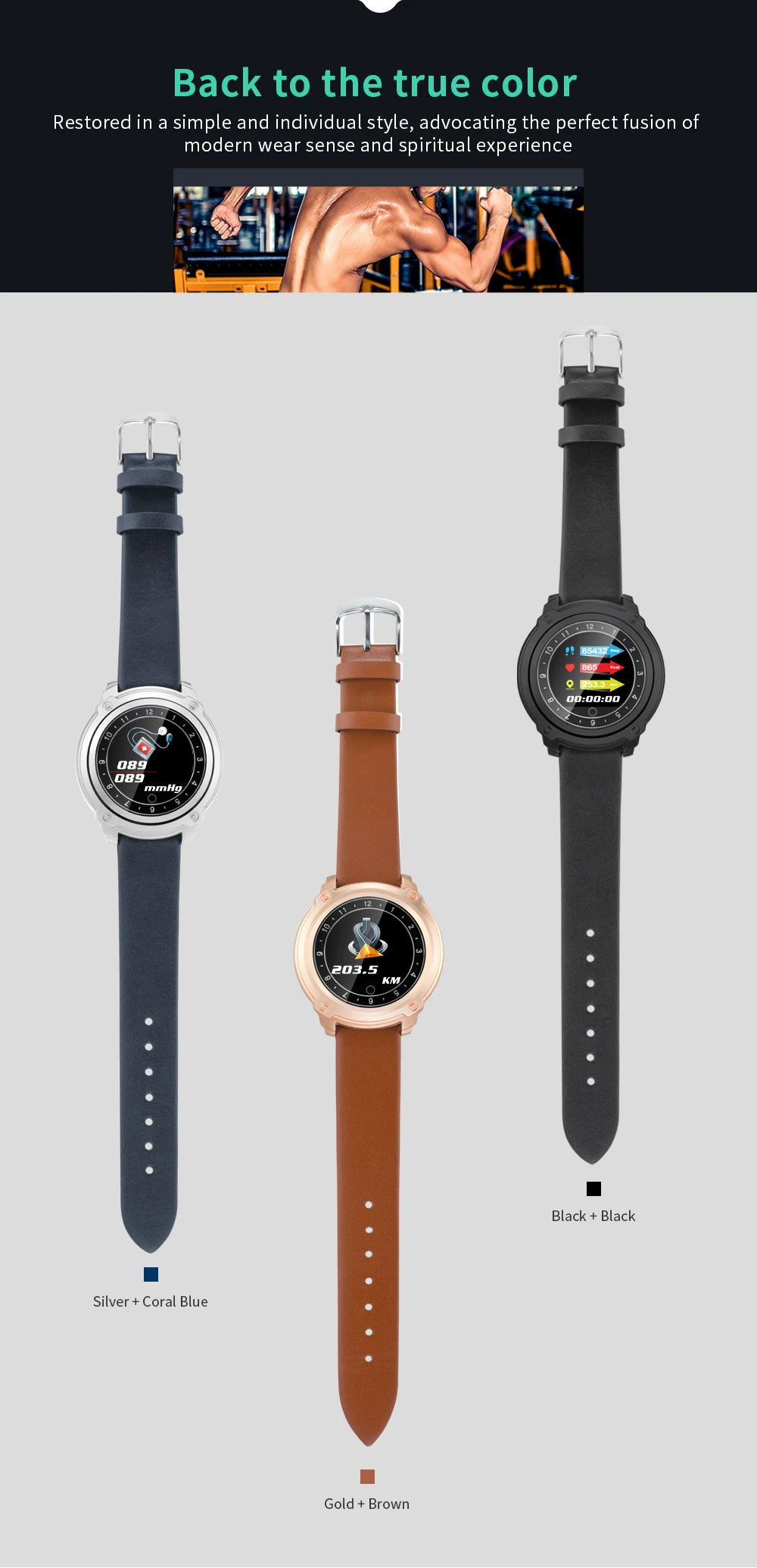 2018 Passometer Smart watch CD10 Heart Rate Monitor Bluetooth Fitness Tracker IP67 smartwatch For IOS Android Wearable Devices (15)