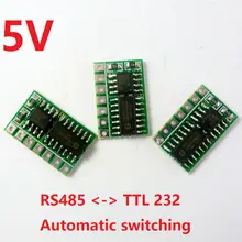 3 pces 5 v mini interruptor automático rs485 para ttl 232 placa rs232 a 485 módulo uart porta serial sp485 repl max485