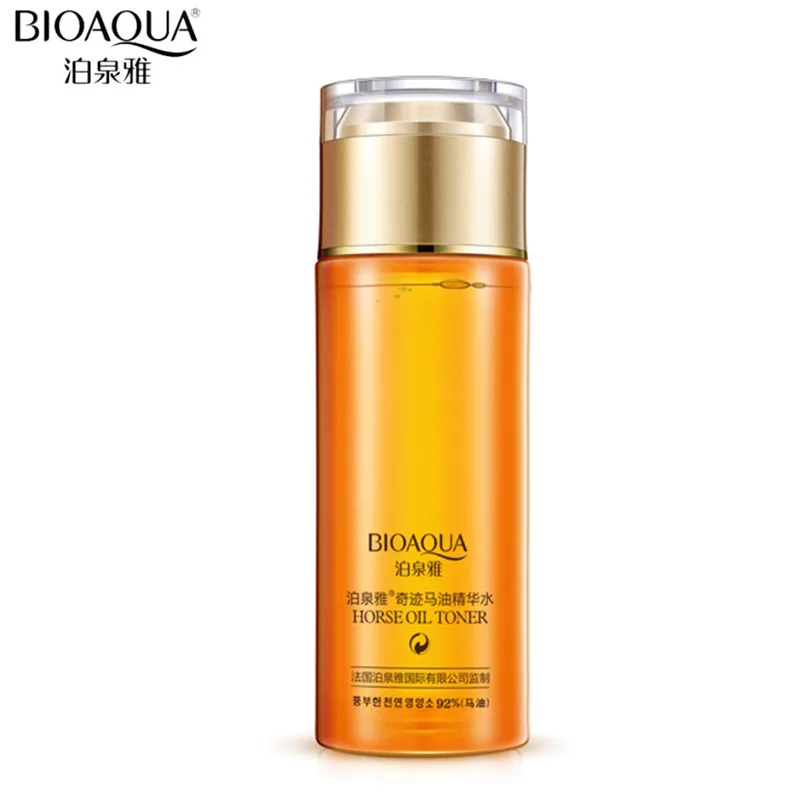BIOAQUA Horse Ointment Enriched Water Facial Nourishing Face Care Toner Nutrition Hydrating Moisturizing Whitening Tonic Liquid 2