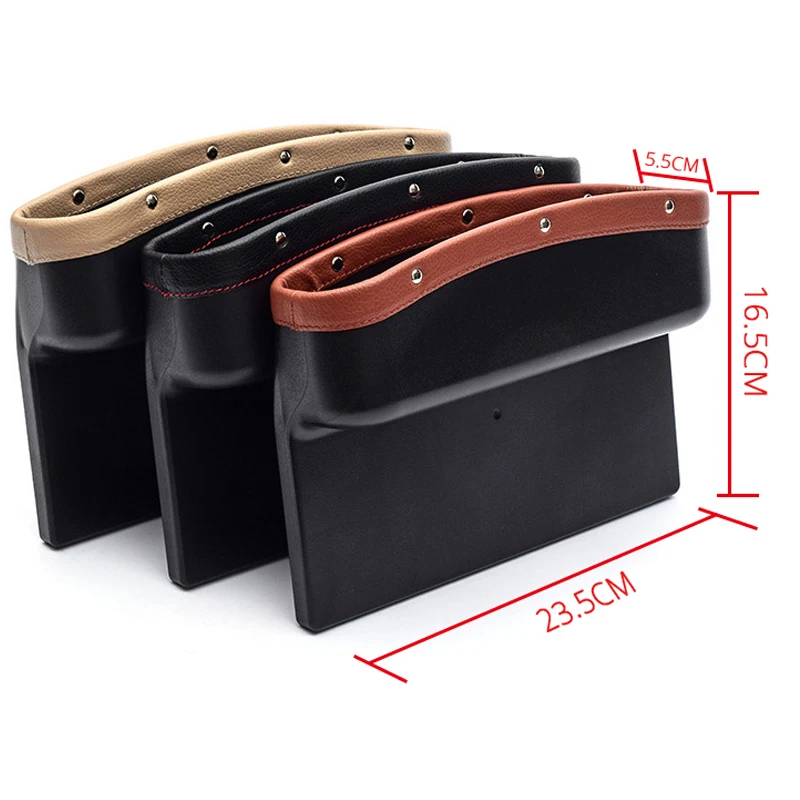 AUTOYOUTH-Car-Seat-Crevice-Pockets-3-Color-PU-Leather-Leak-Proof-Storage-Box-Car-Organizer-Universal (5)