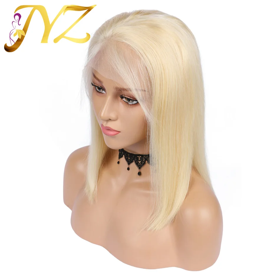 

JYZ 13x4 613 Blonde Short Bob Wigs Brazilian Remy Hair Straight 613 Lace Wigs Lace Front Human Hair Wig For Black Women