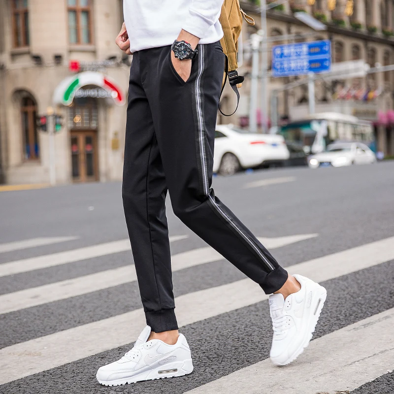 Men's spring pants Korean trend of the feet casual young students wild