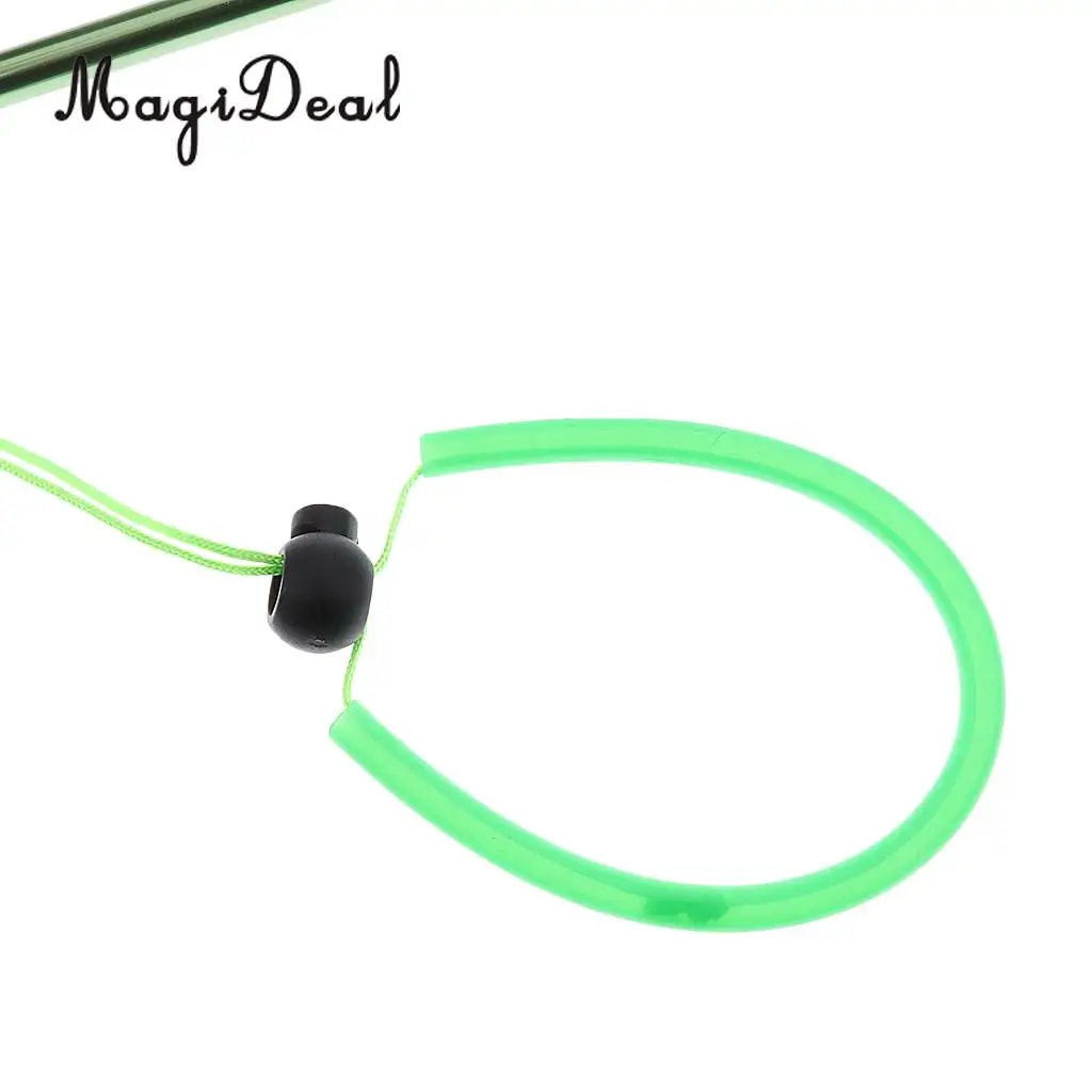 MagiDeal Safety Scuba Underwater Diving Aluminum Alloy Lobster Tickle Pointer Stick& rist Lanyard for Dive Swimming Purple/Green