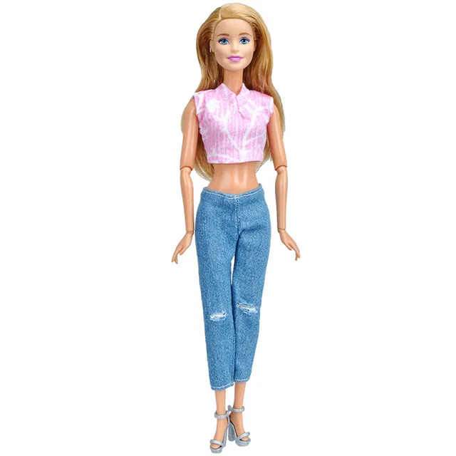 Fashion Summer Casual Wear for Barbie Doll Clothes Accessories Play