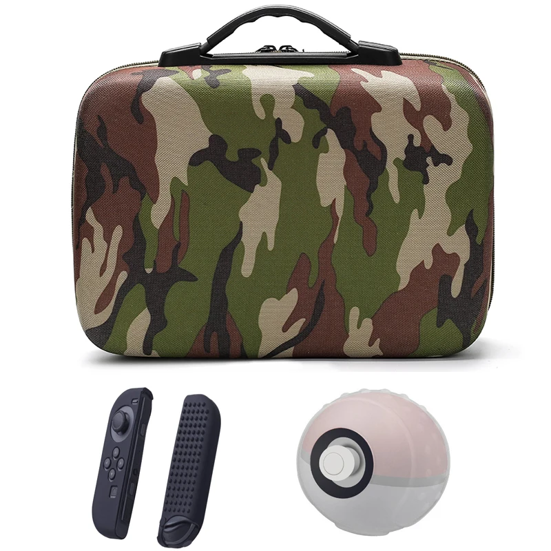 camo hard suitcase