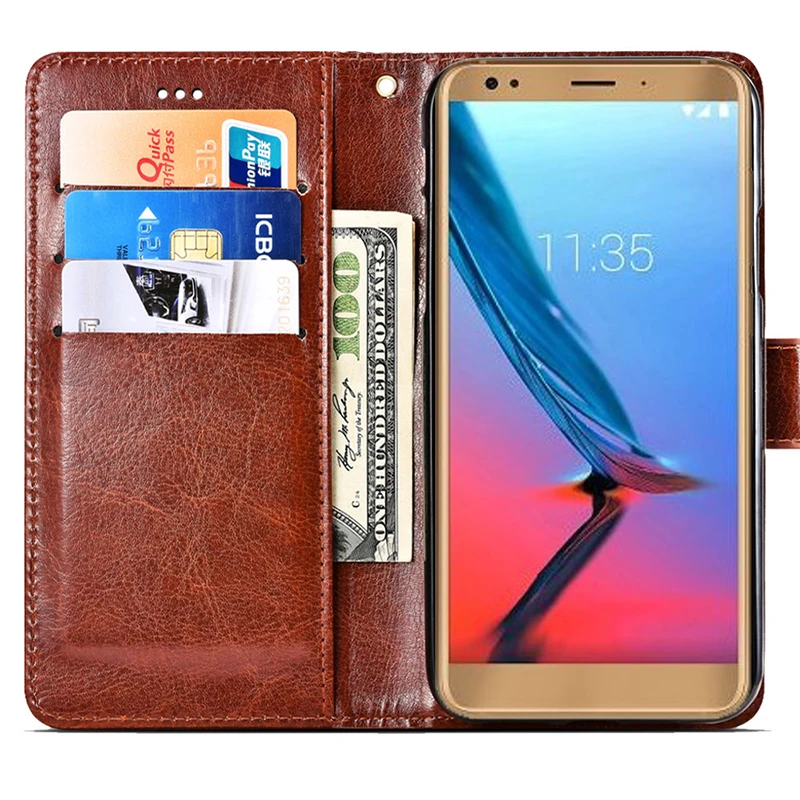 Деловой чехол-кошелек для zte Blade V9 Vita V9Vita 5,4" из искусственной кожи, винтажный Чехол-книжка с откидной крышкой, чехол для телефона zte Blade V9 V 9 Funda
