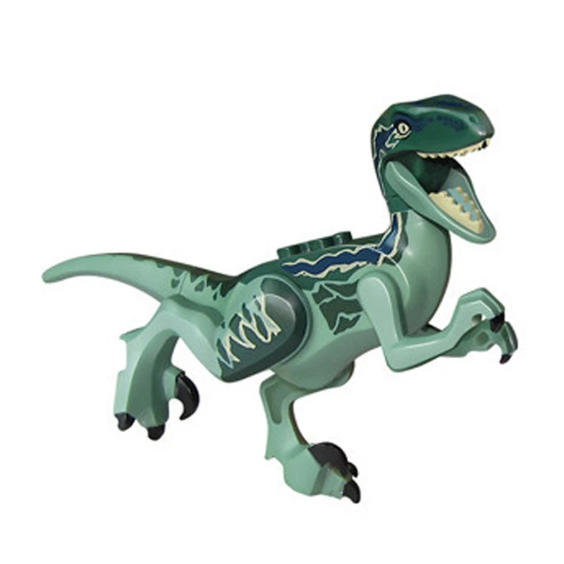 8pcs/lot Jurassic World Park Dinosaur Dinosaurs Building Blocks Set Mini Action Figures Bricks Toys Kids juguetes LegoINGYS