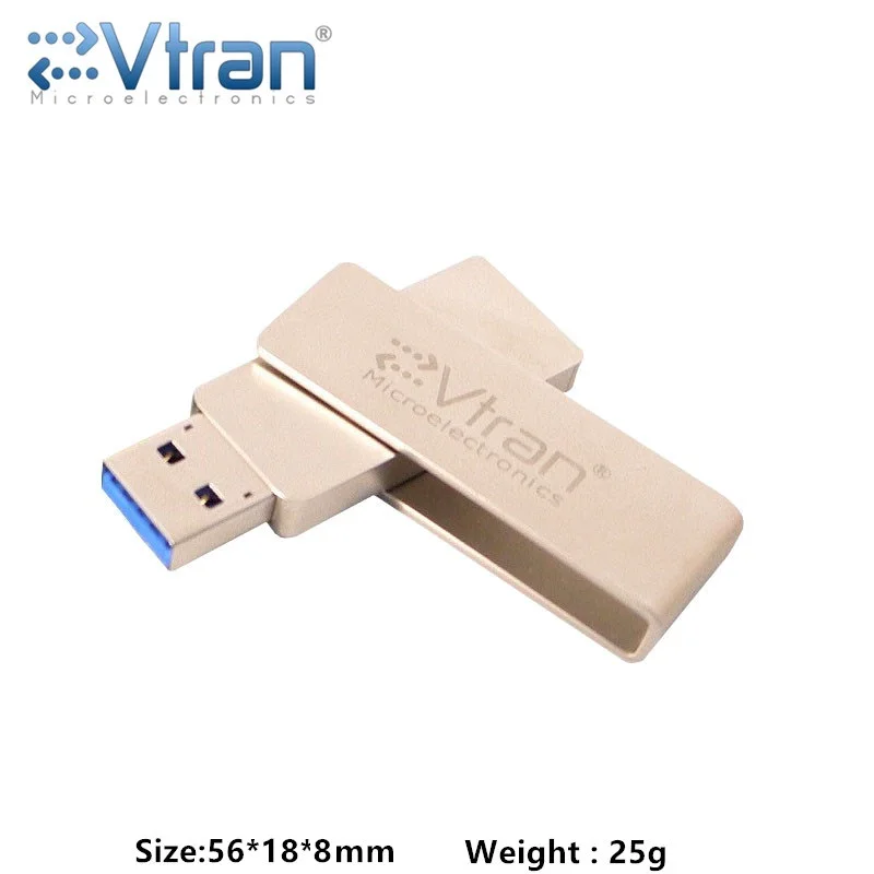 EVTRAN V03SV SLC USB3.0 SLC Pendrive 16G 32G 64G 8CE SLC чтение/запись 220 МБ/с. USB3.0 FlashDisk IS903 SLC флэш-диск металлический чехол - Цвет: Золотой