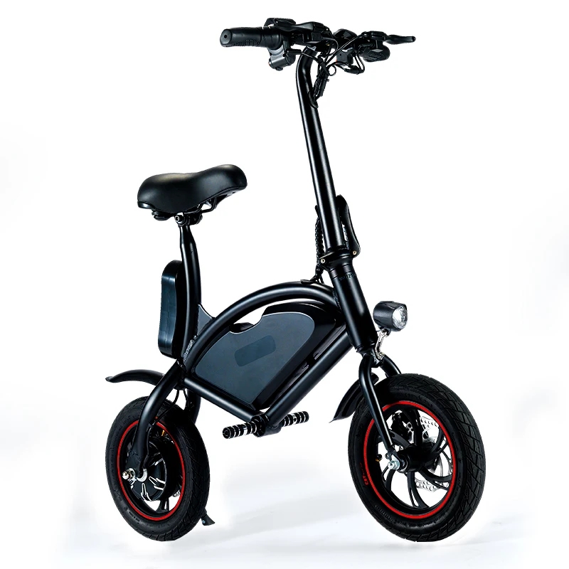 Discount OUXI Folding Electric Bike For Adult One Seat 36V Lithium Battery Brushless 36v 350w Mini Protable Electric Bicycle 3