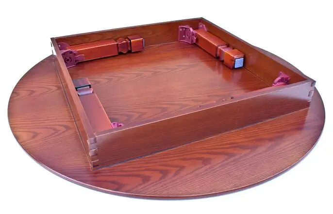 Multi Functional Folding Korean Table Round For Coffee Tea Dining Living Room Furniture Wooden Korean Tea Round Table Foldable