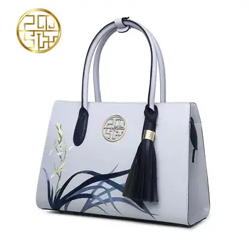 

Pmsix 2020 New fashion handbags fashion handbags handbags women embroidery printing trend of women bag