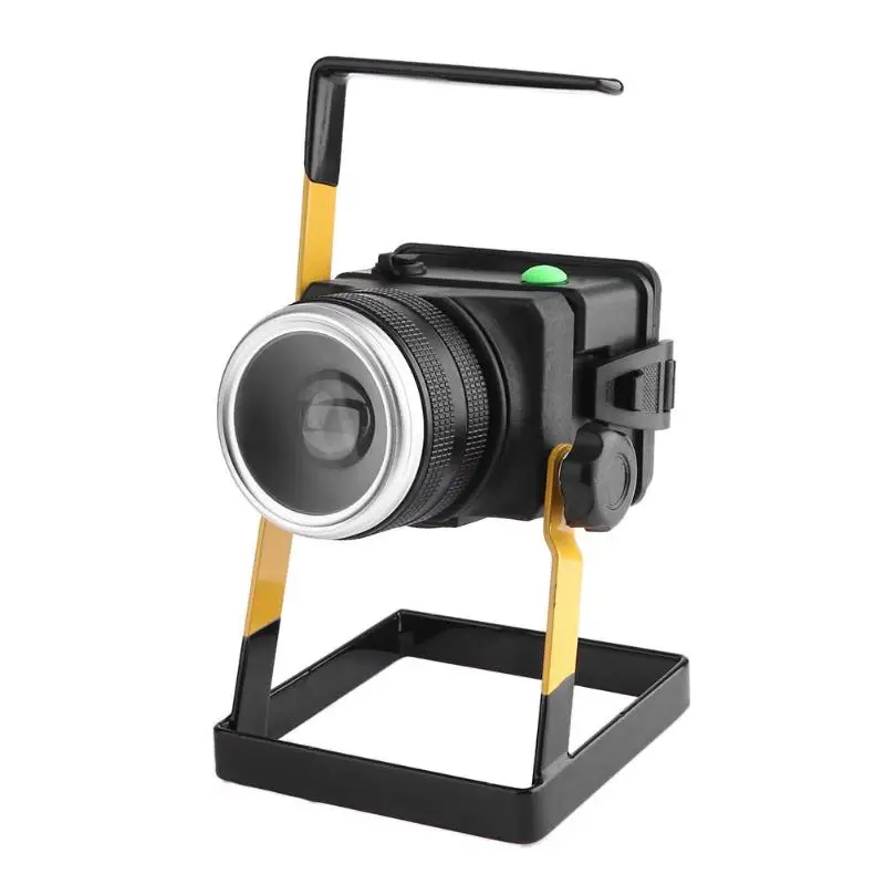 

T6 LED Rotating Zoom Floodlight Spotlight Rechargeable Searchlight Long Range Night Light Waterproof Portable Outdoor Lantern