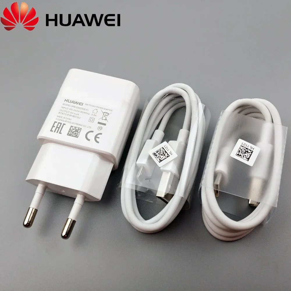 

Original Huawei P8 lite Charger 2A Usb Micro or Type-c EU Wall Charge power Adapter For Huawei p20 nova 3 mate 10 lite y5 y6
