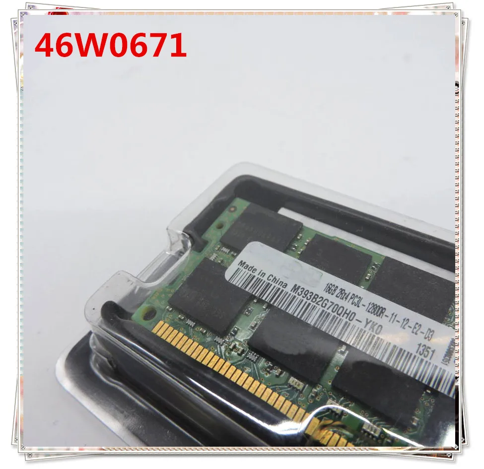 

Новый оригинальный в коробке 46W0671 46W0672 16 ГБ DDR3 1600 МГц телефон X3650 M4 7915 гарантия 1 год