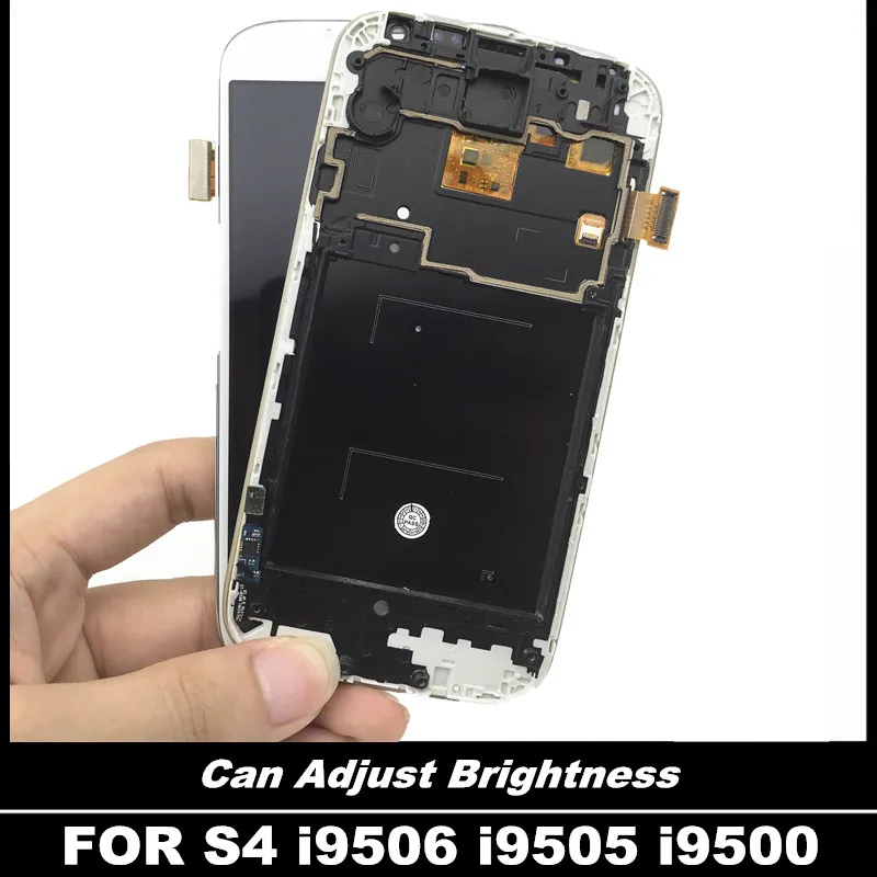 Для Samsung Galaxy S4 i9506 i9505 i9500 с рамкой дисплей кодирующий преобразователь сенсорного