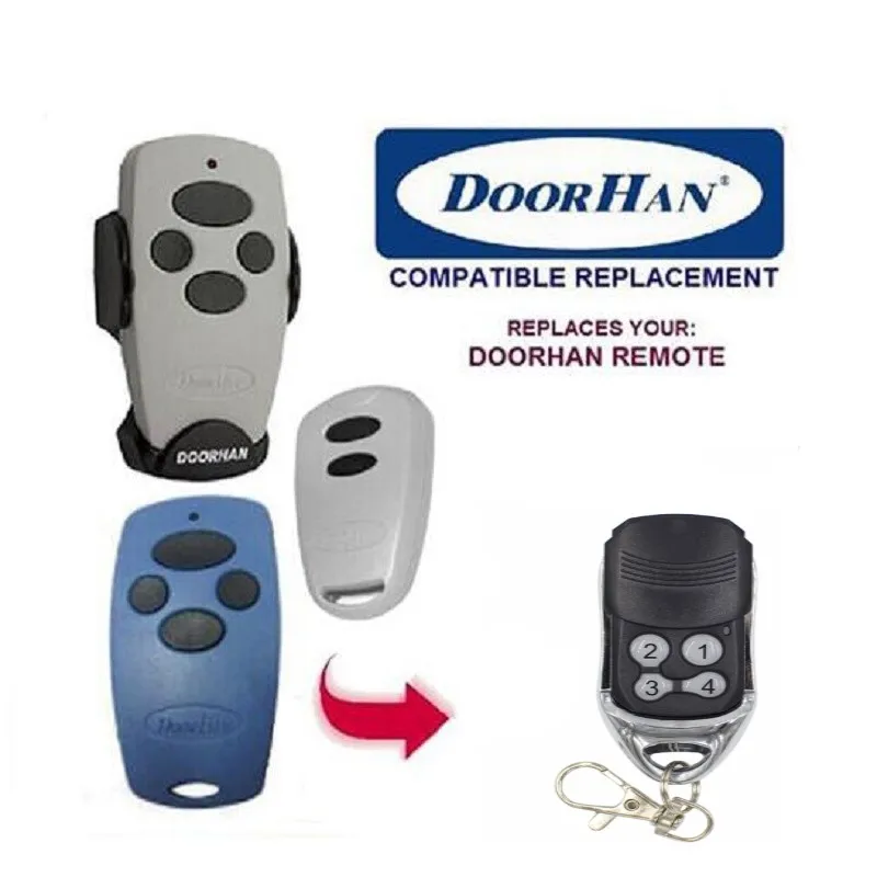

30pcs DOORHAN transmitter 2 transmitter 4 Replacement Rolling Code Remote Control garage door remote control