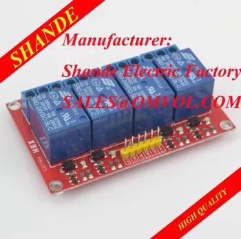 

4 Channel 5V,12V or 24V Relay Module for SCM Household Appliance Control max.10A