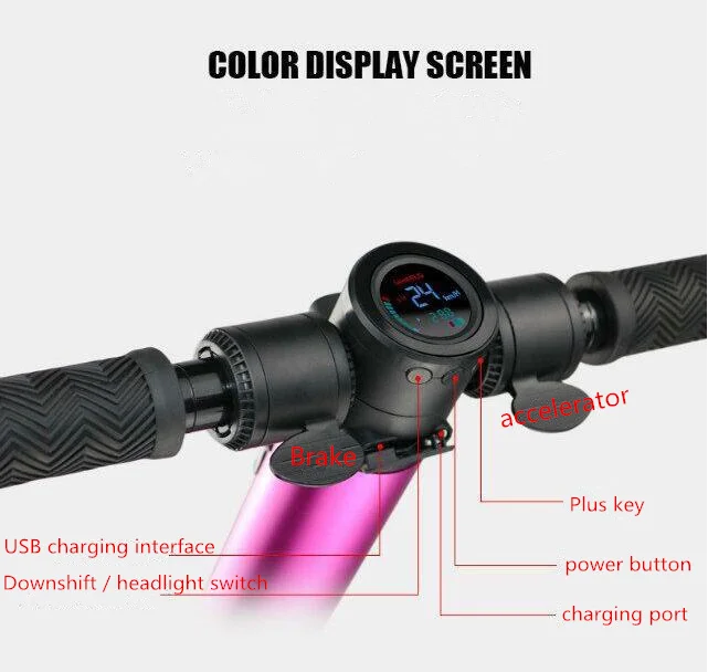 Sale Hot skate carbon fiber 10.4Ah battery 24V 2 wheels Electric scooter for Adult or children 7
