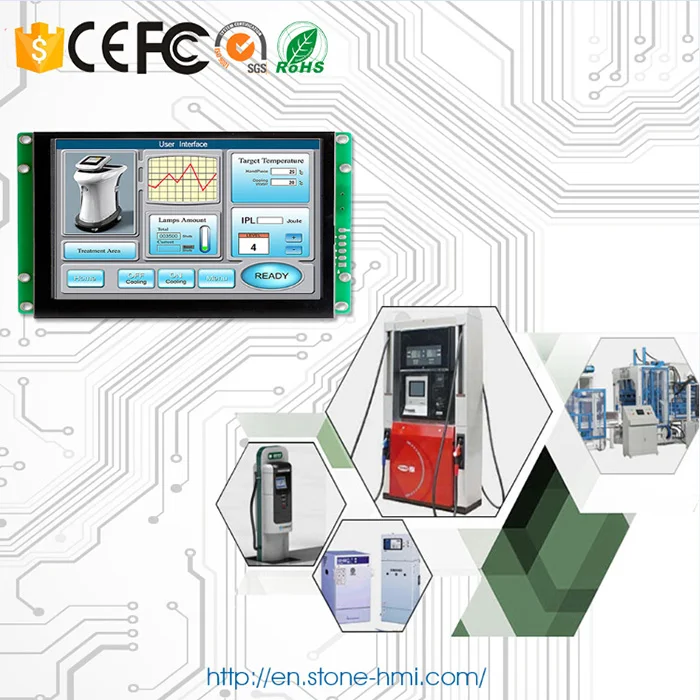 4," TFT дисплей с сенсорным экраном+ программа+ UART порт для промышленного управления HMI