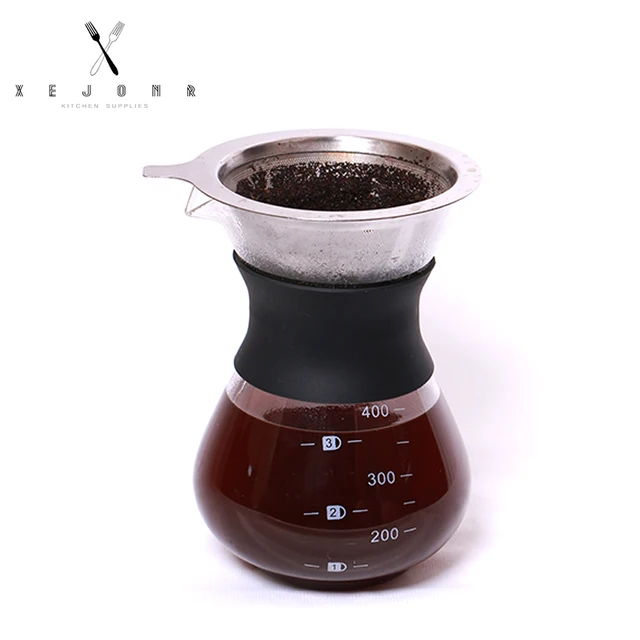 Special Price XEJONR 2018 Glass Coffee Filters Stainless Steel Filter Anti-scalding Silicone Handle Coffeeware Espresso 400ML Anti-heat Glass Special Price XEJONR 2018 Glass Coffee Filters Stainless Steel Filter Anti-scalding Silicone Handle Coffeeware Espresso 400ML Anti-heat Glass