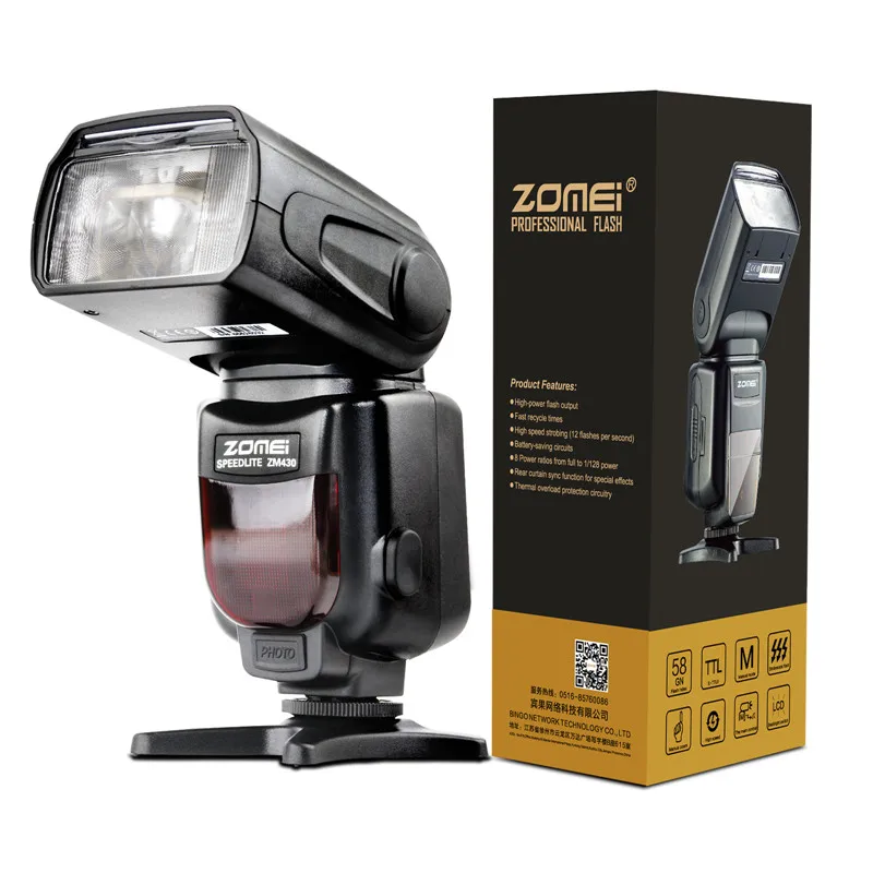 

ZM430 Speedlite For Pentax For Canon And For Nikon Hot Shoe Flash Speedlite Photo Flash Flashes Accessories