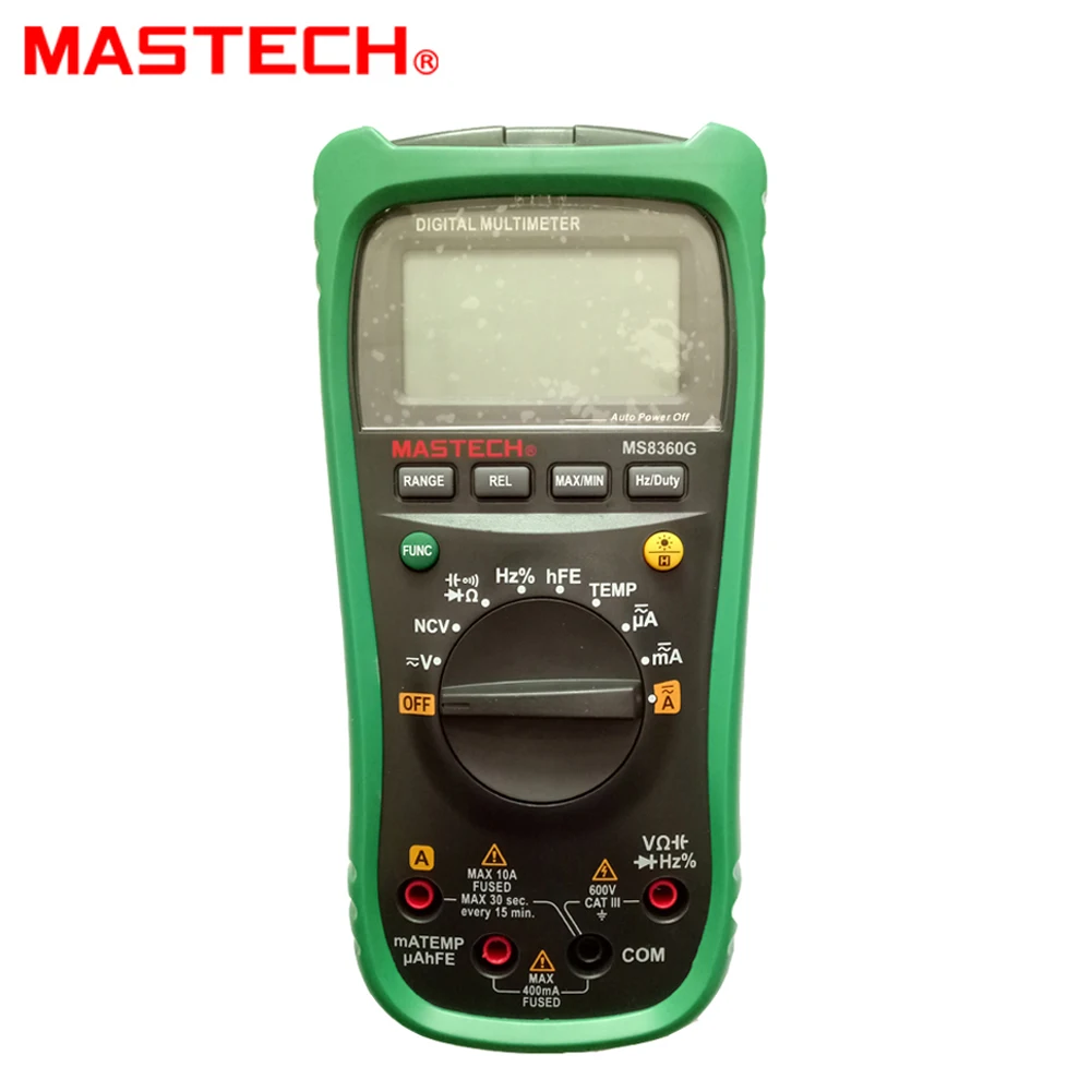 

New MASTECH MS8360G Auto Range Digital Multimeter ohm voltage current Capacitance Frequency Temperature Meter (upgrade MS8260G)