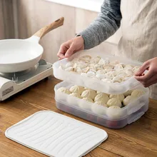 Многослойная коробка для хранения пельменей, домашний холодильник, коробка для замороженных пельменей, лоток, кухонная коробка для сохранения, морозильная камера, коробка LM12281440