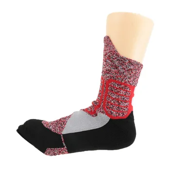 

1 Pair Basketball Socks Man Long Thickening Towel Bottom Cotton Blend Socks Outdoors Run Sport Socks One Size