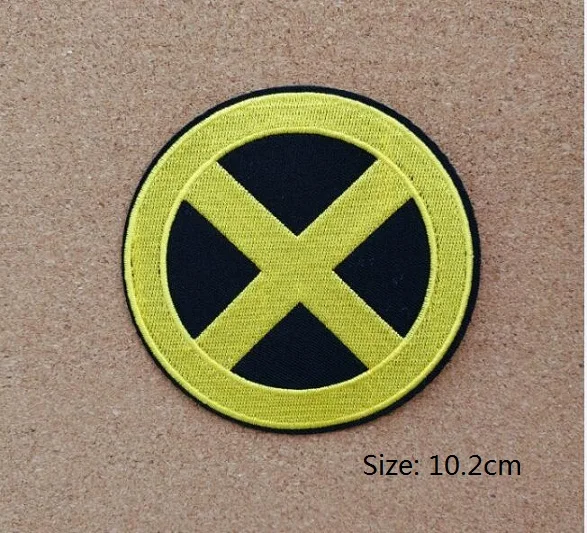 X Men Movie TV logo cloth badge iron on patches biker vest applique